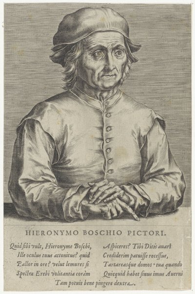 Portrait of Hieronymus Bosch by Hieronymus (after) Bosch