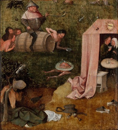 An Allegory of Intemperance (c.1495-1500) by Hieronymus Bosch