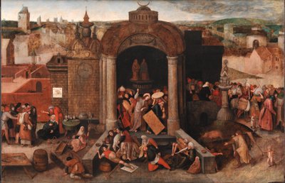 Christ Driving the Traders from the Temple by Hieronymus Bosch