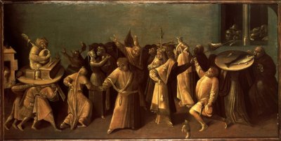The Fight Between Carnival and Lent by Hieronymus Bosch