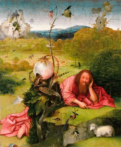 Saint John the Baptist in the Desert by Hieronymus Bosch