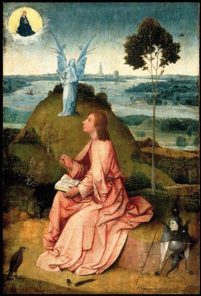 Saint John the Evangelist on Patmos by Hieronymus Bosch
