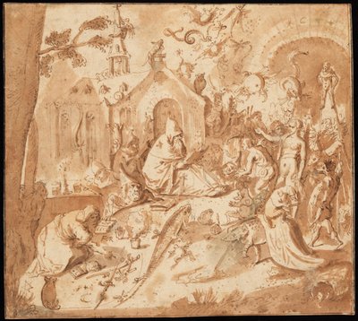 Temptation of St Anthony by Hieronymus Bosch