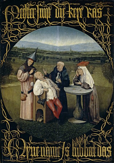 The Cure of Folly (Extraction of the Stone of Madness) by Hieronymus Bosch