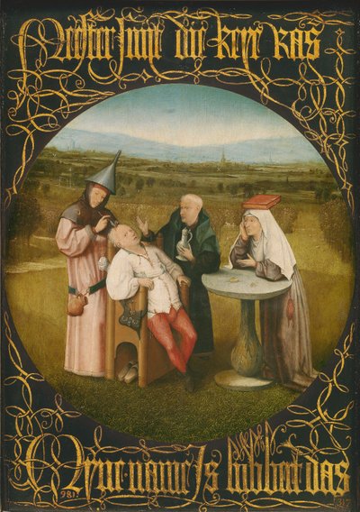 The Cure of Folly, c.1494 by Hieronymus Bosch
