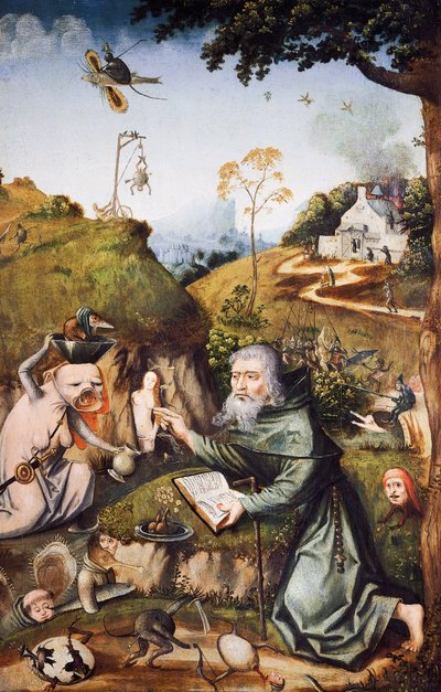 The Temptation of Saint Anthony by Hieronymus Bosch