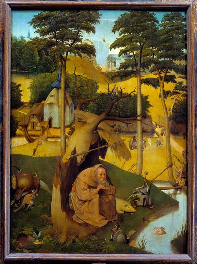 The temptation of Saint Anthony by Hieronymus Bosch