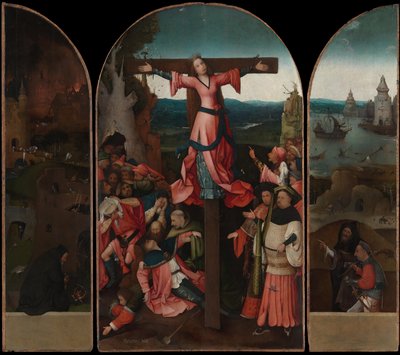 Triptych of the Crucified Martyr by Hieronymus Bosch