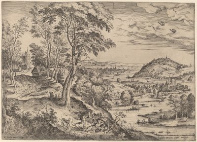 Cephalus and Procris by Hieronymus Cock