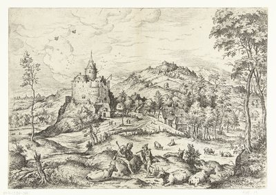Mercury and Argus Landscapes with Biblical and Mythological Scenes (series title) by Hieronymus Cock
