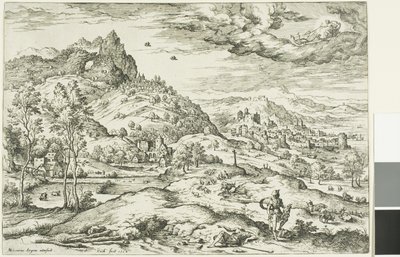 Mercury with the Head of Argus by Hieronymus Cock