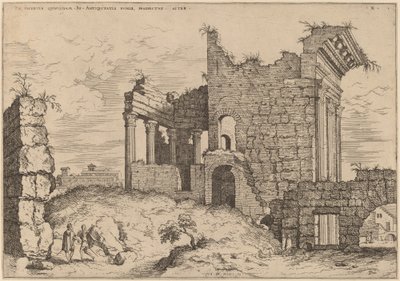 Second View of the Forum of Nerva by Hieronymus Cock