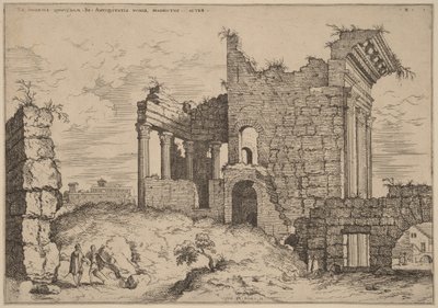 Second View of the Forum of Nerva by Hieronymus Cock