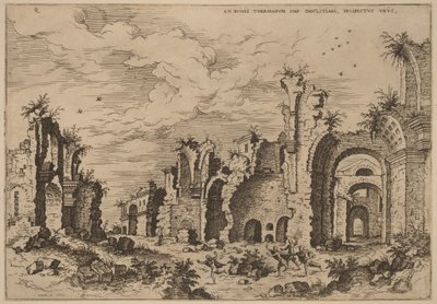 The Baths of Diocletian by Hieronymus Cock