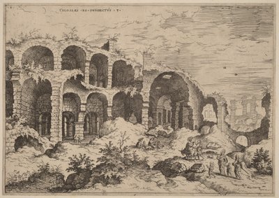 Third View of the Colosseum by Hieronymus Cock