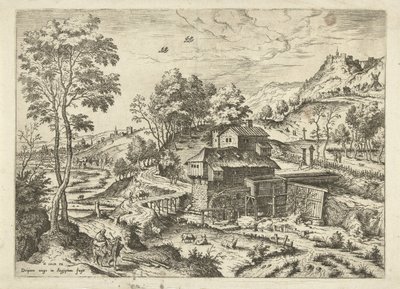 Flight to Egypt by Hieronymus Cock