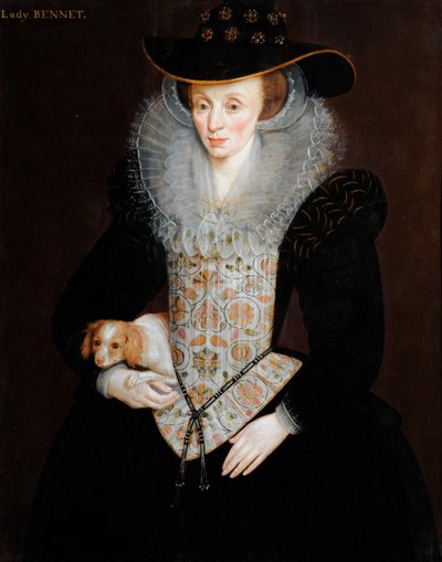 Portrait of Lady Bennet, c.1590 by Hieronymus Custodis