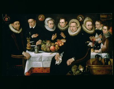 The Family of Adrien de Witte (1555-1616) 1608 by Hieronymus Francken