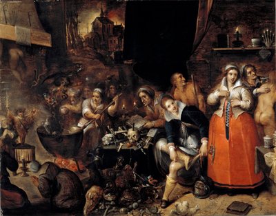 The kitchen of witches by Hieronymus Francken