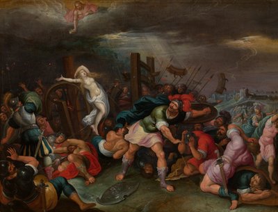 The Martyrdom of Saint Catherine of Alexandria by Hieronymus II Francken