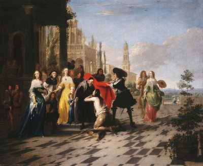 The Parable of the Prodigal Son - The Prodigal Son Returning Home by Hieronymus Janssens