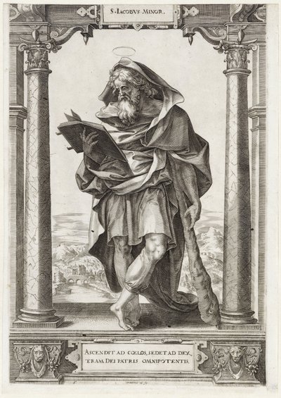 St. James the Less by Hieronymus Wierix