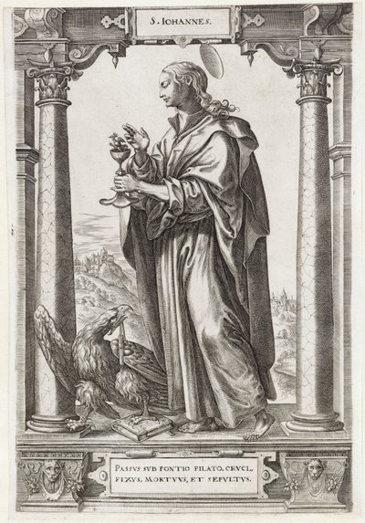 St. John the Evangelist by Hieronymus Wierix