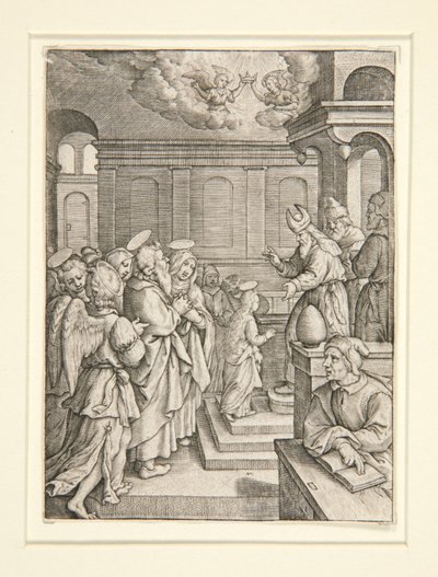 The Presentation of the Virgin, from the series The Life of the Virgin by Hieronymus Wierix
