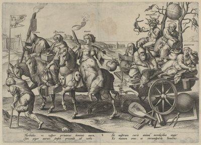 Adulthood (The Four Ages of Man and Death) by Hieronymus Wierix