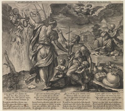 The Two Deaths by Hieronymus Wierx