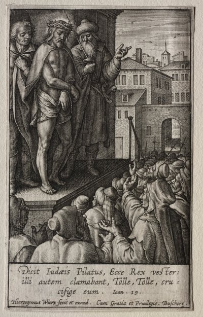 The Passion: Christ Presented to the People by Hieronymus or Jerome Wierix