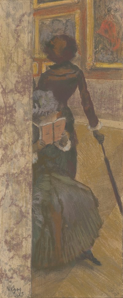 Mary Cassatt at the Louvre: The Paintings Gallery by Hilaire Germain Edgar Degas