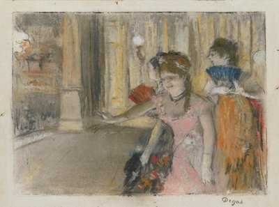 Singers on the Stage by Hilaire Germain Edgar Degas