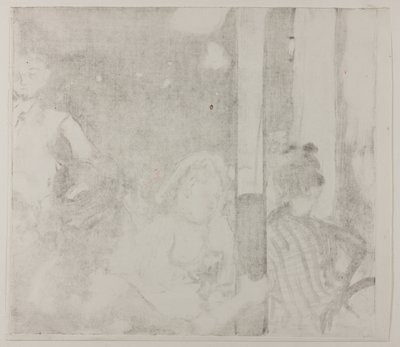 Women in Front of a Café, Evening by Hilaire Germain Edgar Degas