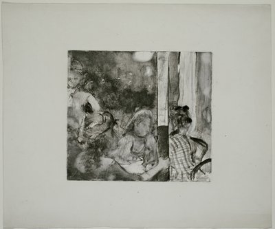 Women on the Terrace of a Café in the Evening by Hilaire Germain Edgar Degas