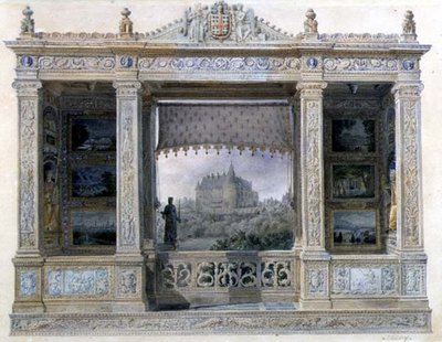 The Chateau Chatillon-Coligny-Montmorency, c.1820 by Hilaire Thierry