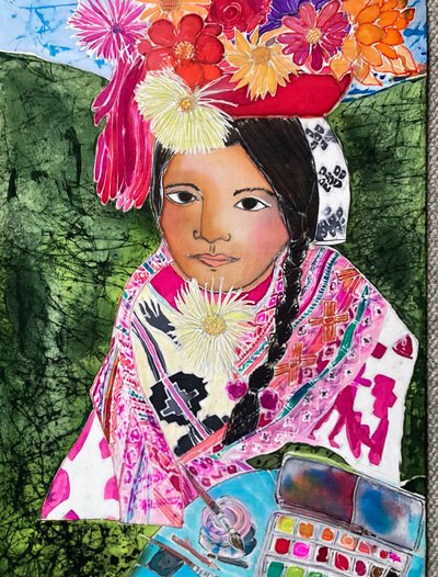 Girl from Helloc, Peru, 2023 by Hilary Simon