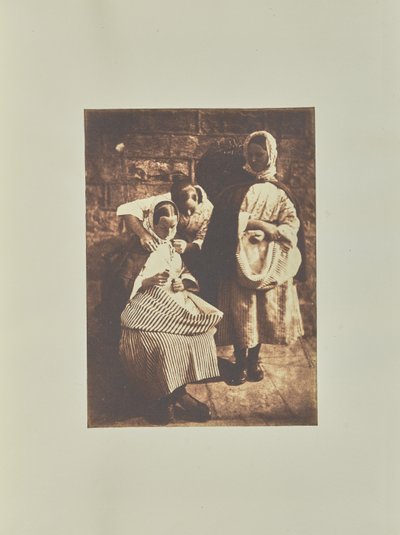 Marion Finlay, Mrs. Margaret (Dryburgh) Lyall & Mrs. Grace (Finlay) Ramsay by Hill and Adamson