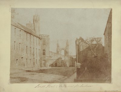The East End of South Street, St. Andrews, with the Cathedral Ruins in the Distance by Hill and Adamson