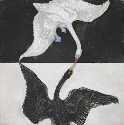 Group IX/SUW, No. 1, The Swan, No. 1 by Hilma af Klint