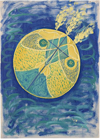 Group I, No. 7. Primordial Chaos by Hilma af Klint
