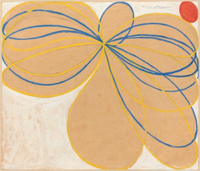 Group V, The Seven-Pointed Star, No. 1 (Seven-Pointed Star Series) by Hilma af Klint