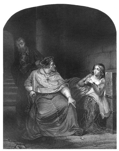 Joan of Arc is Interrogated by the Bishop of Winchester by Hippolyte Delaroche