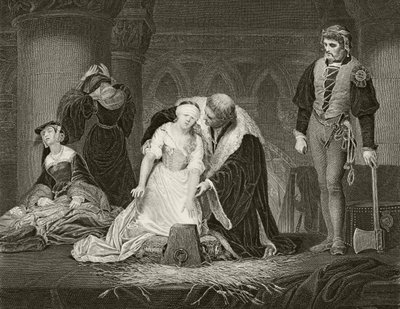 The Execution of Lady Jane Grey by Hippolyte (1797-1856) (after) Delaroche