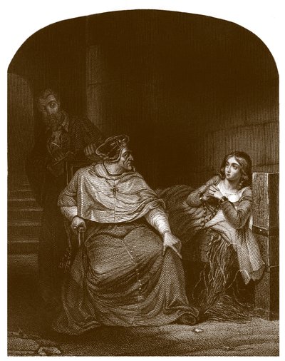 Joan of Arc is Interrogated by the Bishop of Winchester by Hippolyte Delaroche