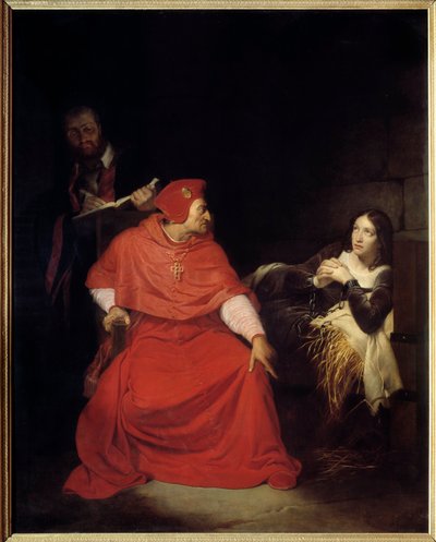 Joan of Arc and the Cardinal of Winchester in 1431 by Paul Delaroche