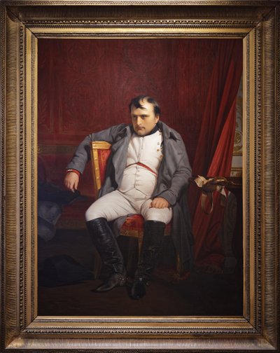 Napoleon I at Fontainebleau, 31st March 1814 by Paul Delaroche