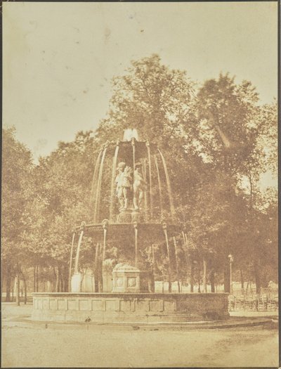Fountain of the Four Seasons by Jean-Auguste Barre by Hippolyte Bayard