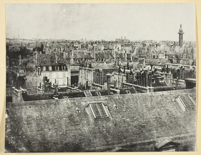 The Roofs of Paris (View of Castiglione Street?) by Hippolyte Bayard