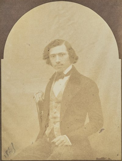 Portrait of a Seated Man by Hippolyte Bayard